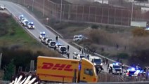 Decenas de inmigrantes entran a Melilla en una segunda madrugada de presión