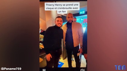 Thierry Henry se prend une claque et s'embrouille avec un fan