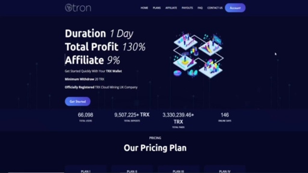 TronMining - Nova Mineradora Tron - New Cloud Mining