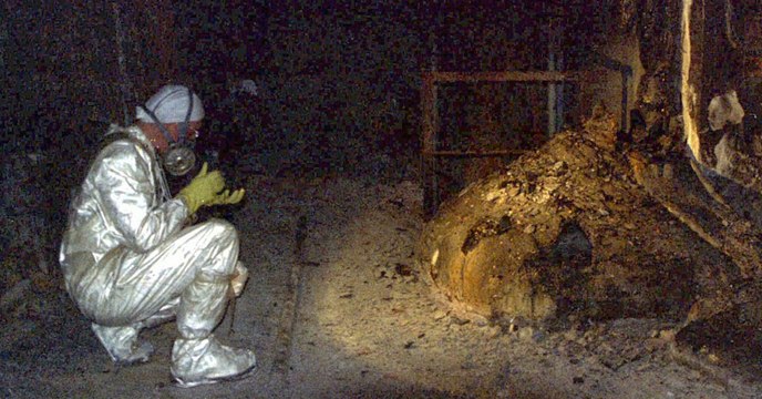 Tchernobyl : le pied d'éléphant, cette masse radioactive enfouie dans les entrailles de la centrale nucléaire