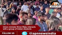 Kiren Rijiju Interacts With The Students Evacuated From Ukraine, Before Their Departure To India