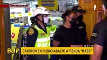 Los Olivos: Policía frustra asalto de peligrosos delincuentes en conocido minimarket