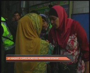 Ops pengemis: Kumpulan individu warga asing ditahan
