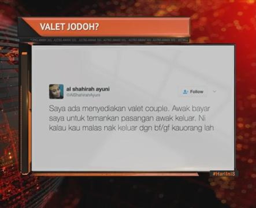 Valet Jodoh?