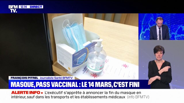 Port du masque en intérieur, pass vaccinal: à partir du 14 mars, ce sera (presque) fini