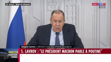 Entretien avec Sergueï Lavrov, par Darius Rochebin
