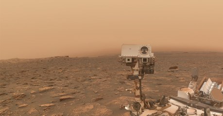 Curiosity envoie un nouveau selfie depuis Mars au milieu de la tempête