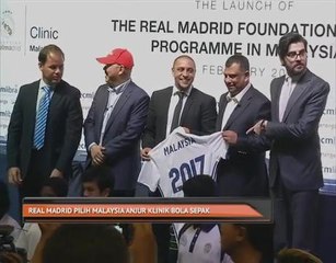 Real Madrid pilih Malaysia anjur klinik bola sepak