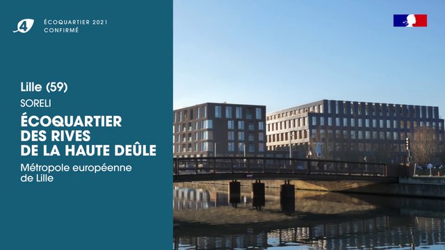 ÉcoQuartier Les Rives de la Haute Deûle , Lille (59)