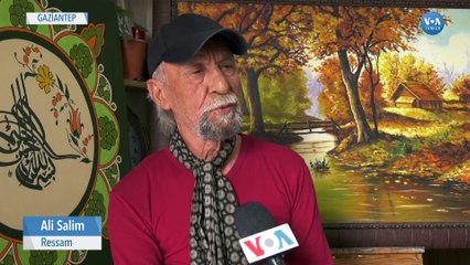 Tabloları Kaldığı Huzurevinin Duvarlarını Süslüyor