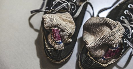 Quand un homme était hospitalisé pour avoir trop reniflé ses chaussettes sales
