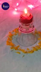 How to make rose candle  Making rose candle at home