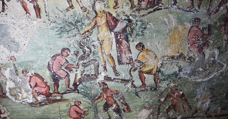 La plus ancienne bande-dessinée retrouvée dans un tombeau en Jordanie