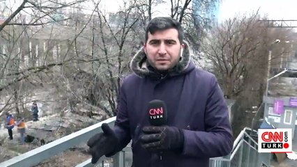 CNN TÜRK Kiev'deki zarar görer ısıtma tesisinde