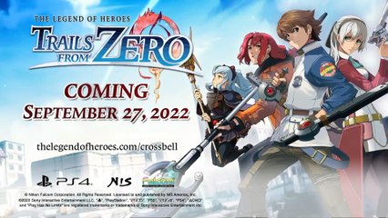 The Legend of Heroes - Trails to Zero - Story Trailer PS