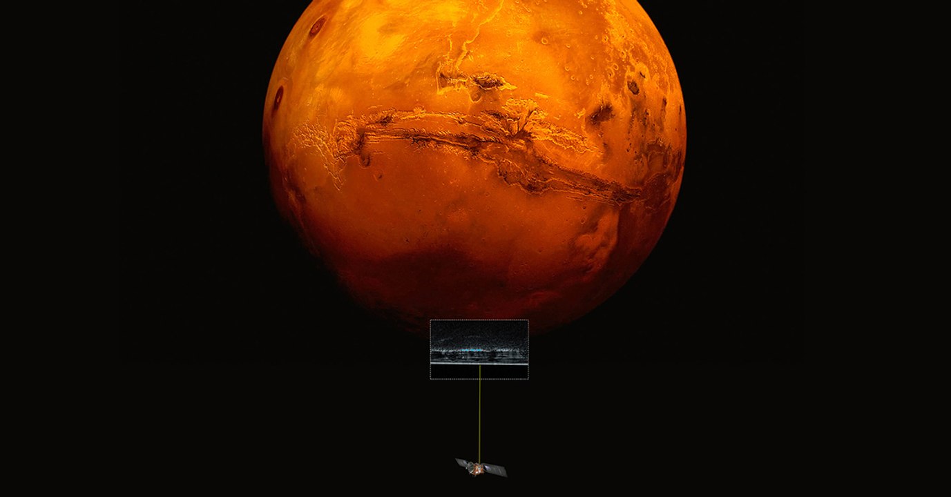 Mars : une vaste étendue d'eau liquide pourrait avoir été découverte sous la surface
