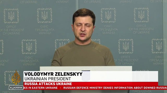 Ukrainian President Volodymyr Zelenskyy Speech