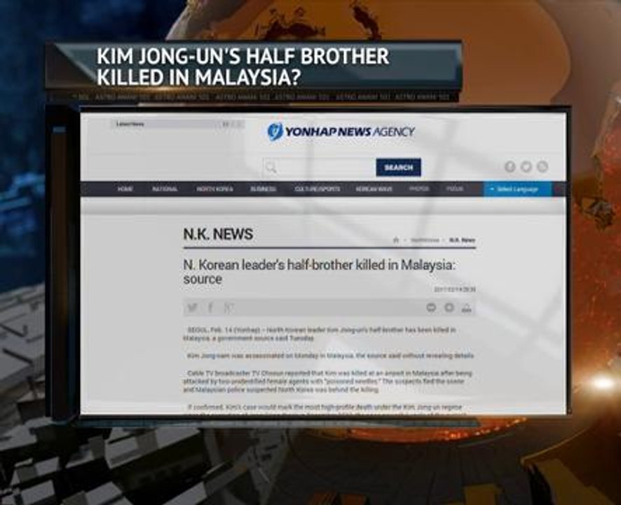 Kim Jong-un's half brother killed in Malaysia?