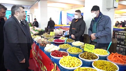 Başkan Yılmaz, Sıracevizler pazar esnafı ile buluştu