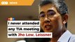 Tengku Zafrul denies attending any TIA meeting with Jho Low, ex-Goldman bankers