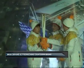 Brisk demand as Pyeongchang countdown begins