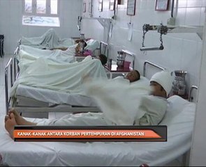Kanak-kanak antara korban pertempuran di Afghanistan