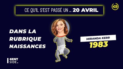 20 avril : naissance de célébrité, signe astro, fête du jour
