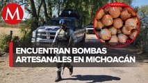 Hallan artefactos explosivos tras masacre en Marcos Castellanos, Michoacán