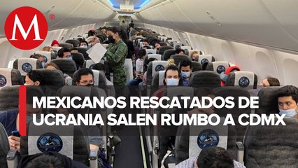 Viajan a CdMx mexicanos rescatados desde Ucrania