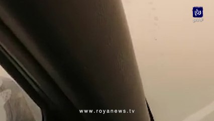 شاهد.. حوادث سير وغبار كثيف على الطريق الصحراوي