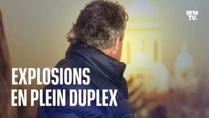 Un journaliste américain surpris en direct par des explosions à Kiev