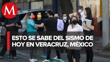 Se registra sismo con epicentro en Veracruz