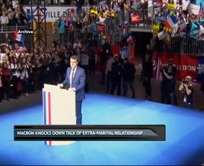 Macron knocks down talk of extra-marital relationship