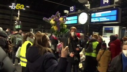 You Have to See This Ukrainian Refugee Reunite With Her Friend After She Finally Makes it To Berlin