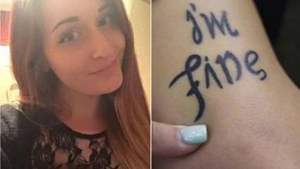 Elle décide de se faire un tatouage, mais celui-ci a un double sens ...