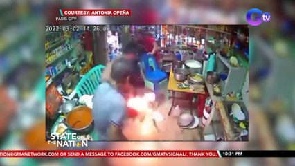 LPG tank, biglang nagliyab | SONA