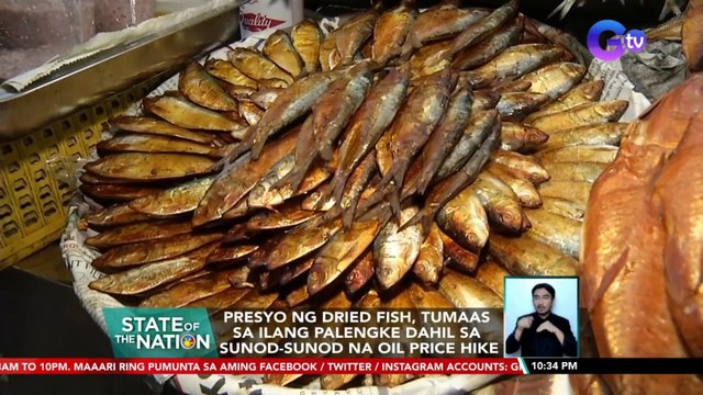 Presyo ng dried fish, tumaas sa ilang palengke dahil sa sunod-sunod na oil price hike | SONA