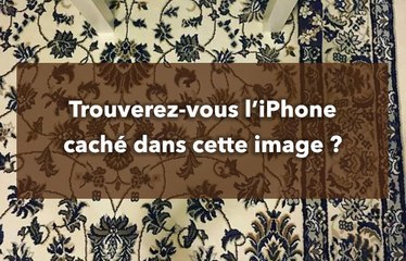 Trouverez-vous l'iPhone caché sur ce tapis ?