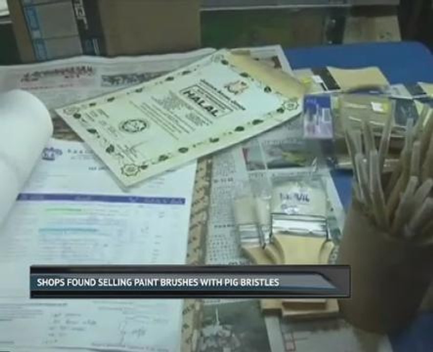Shops found selling pig-bristle paint brushes
