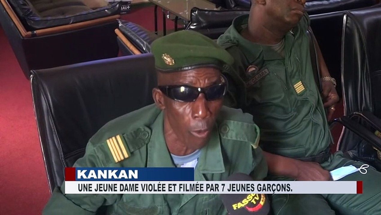 KANKAN UNE JEUNE DAME VIOLEE ET FILMEE PAR 7 JEUNES GARçONS