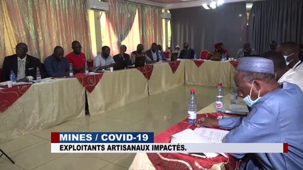 MINE - COVID 19 AFFECTE T LEXPLOITATION  ARTISANALE DANS LES MINES