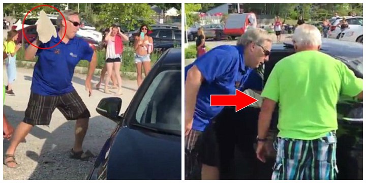 Un passant entend des cris venant de cette voiture et ce qu'il y trouve le rend complètement fou !