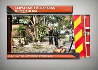 Empat maut rumah terbakar di Subang jaya