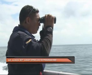 SAR mangsa bot karam diperluas ke perairan Miri