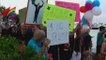 Protesters gather near Trump's Florida private resort