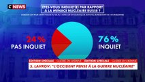 Sondage CSA : 76% des sondés se disent inquiets par rapport à la menace nucléaire russe