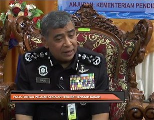 Polis pantau pelajar sekolah terlibat jenayah dadah
