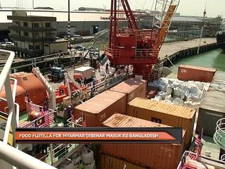 Food Flotilla for Myanmar dibenar masuk ke Bangladesh