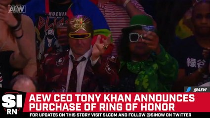 AEW CEO Tony Khan Announces Purchase of Ring of Honor