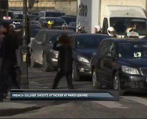 French soldier shoots attacker at Paris Louvre